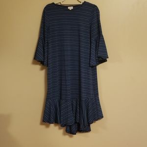 Striped Lularoe Maurine dress